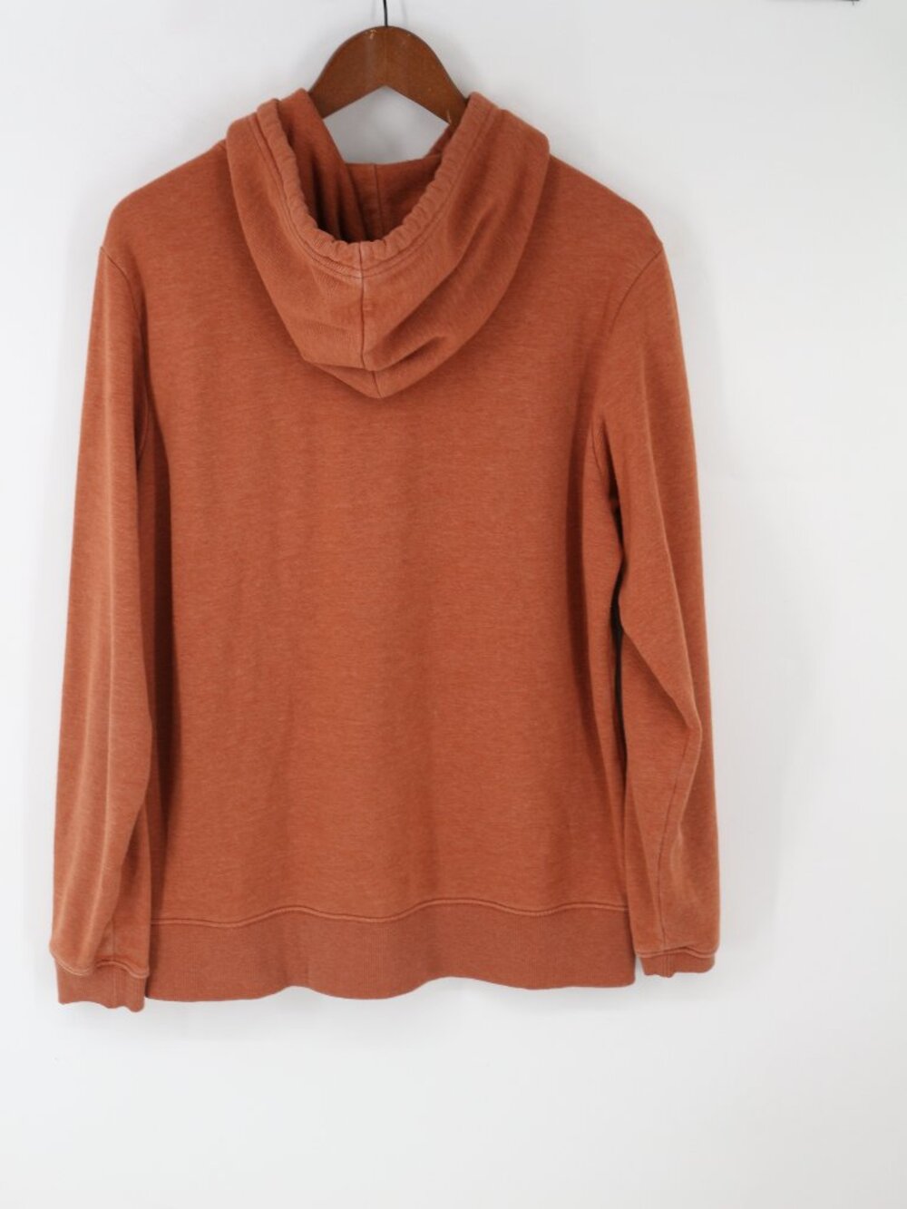 The North Face Hoodie Patch Logo Heritage Burnt Orange Sweatshirt Men Medium - Picture 5 of 5